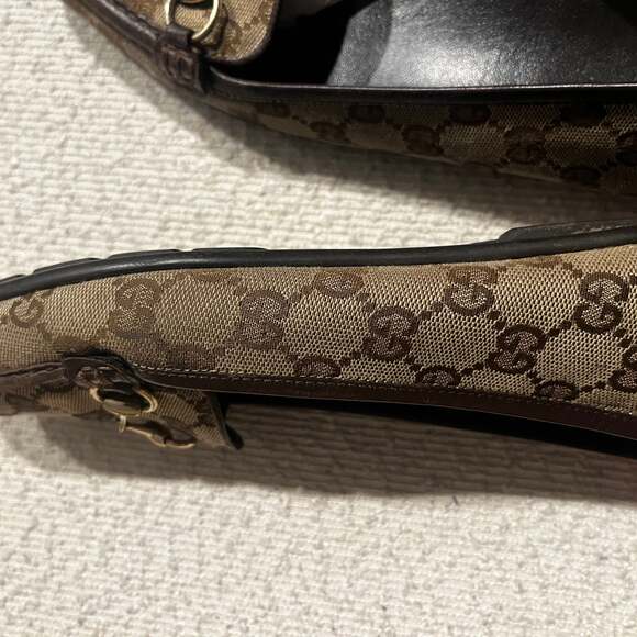 Flats Gucci Beige size 7.5 US - Picture 6 of 9